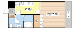 シャトーグリーンⅡの物件間取画像